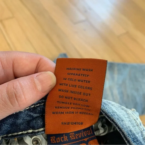 Rock Revival Cambria Easy Ankle Skinny Jeans Women’s Size 28 - Picture 10 of 14